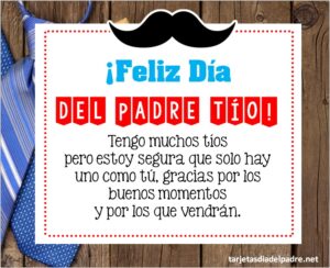 Frases Feliz día del Padre Tío Día Del Padre